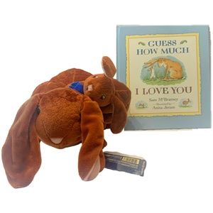 Kohls Cares Guess How Much I Love You Book & Bunny Rabbit Plush Mommy / Baby NEW